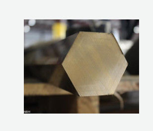 Ø12-60mm Dimension Silicon Bronze Brazing Rod , Yellow Bronze Hexagonal Rod
