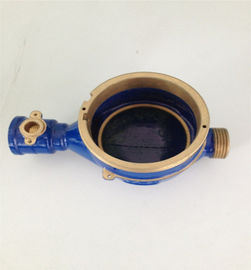 DN15-DN50 Brass Water Meter Body , Valve Controlled Brass Water Flow Meter Body